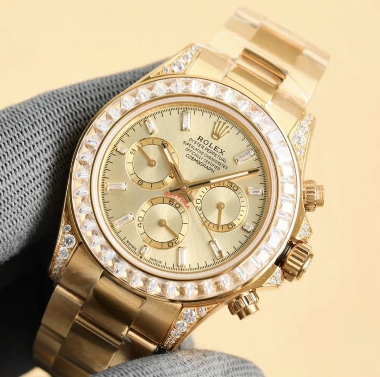 Rolex Daytona 18K Yellow Gold Gold Sundust Dial Diamond Bezel Oyster Bracelet 40 mm 126598TBR - 图片 3