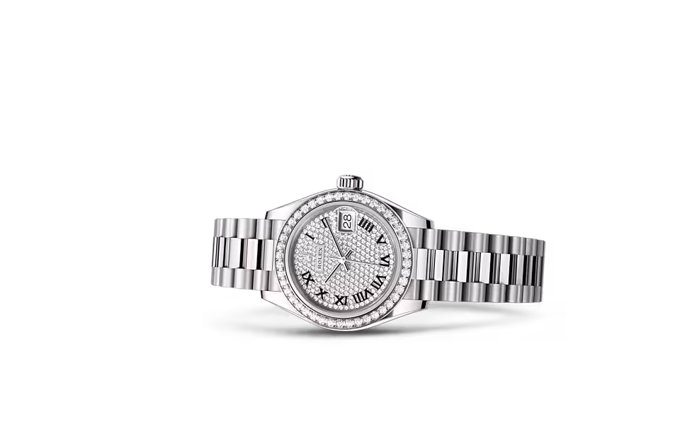 LADY-DATEJUST-(Oyster, 28 mm, white gold and diamonds) - Image 2