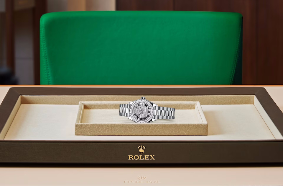 LADY-DATEJUST-(Oyster, 28 mm, white gold and diamonds) - Image 5