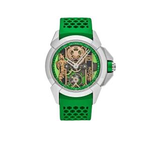 Jacob & Co. Epic X CR7 44mm Heart of CR7 Stainless Steel Green on Strap EX120.10.AD.AA.ABRUA