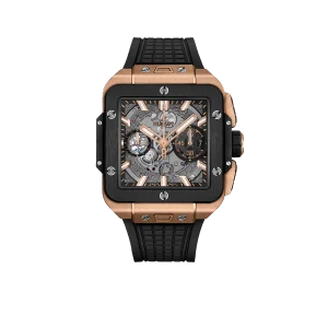 Hublot Square Bang Unico King Gold Ceramic 42mm Mens Watch 821.OM.0180.RX