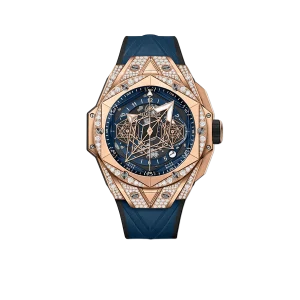 Hublot Big Bang Unico Sang Bleu II King Gold Blue Pav?? 45mm 418.OX.5108.RX.1604.MXM20